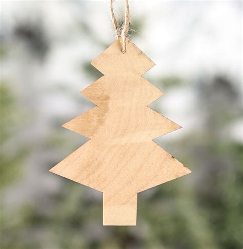 unfinished wooden christmas tree ornaments|More.